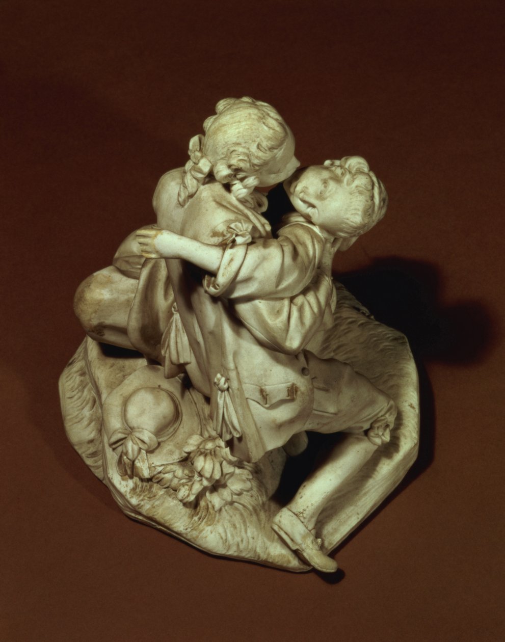 Il bacio, gruppo di Sèvres, dopo Boucher, 1765 da Etienne Maurice Falconet