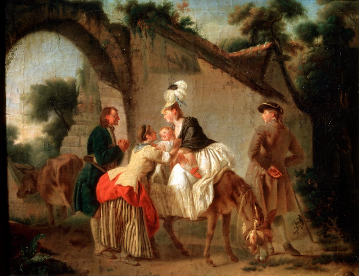 Addio alla balia, 1777 da Etienne Aubry