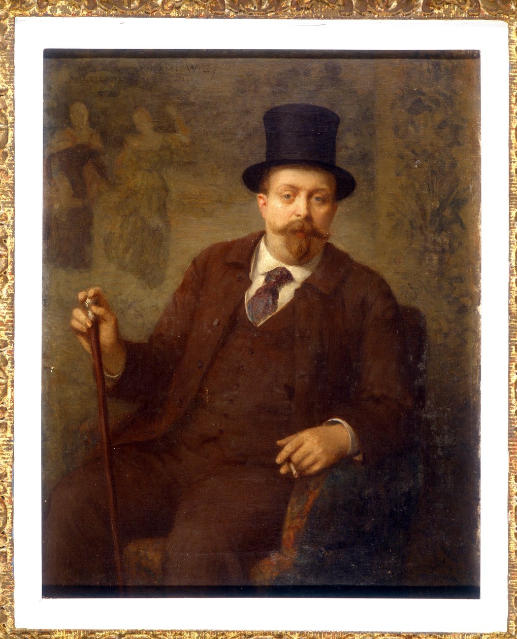 Ritratto di Willy (Henry Gauthier-Villars) da Etienne Azambre