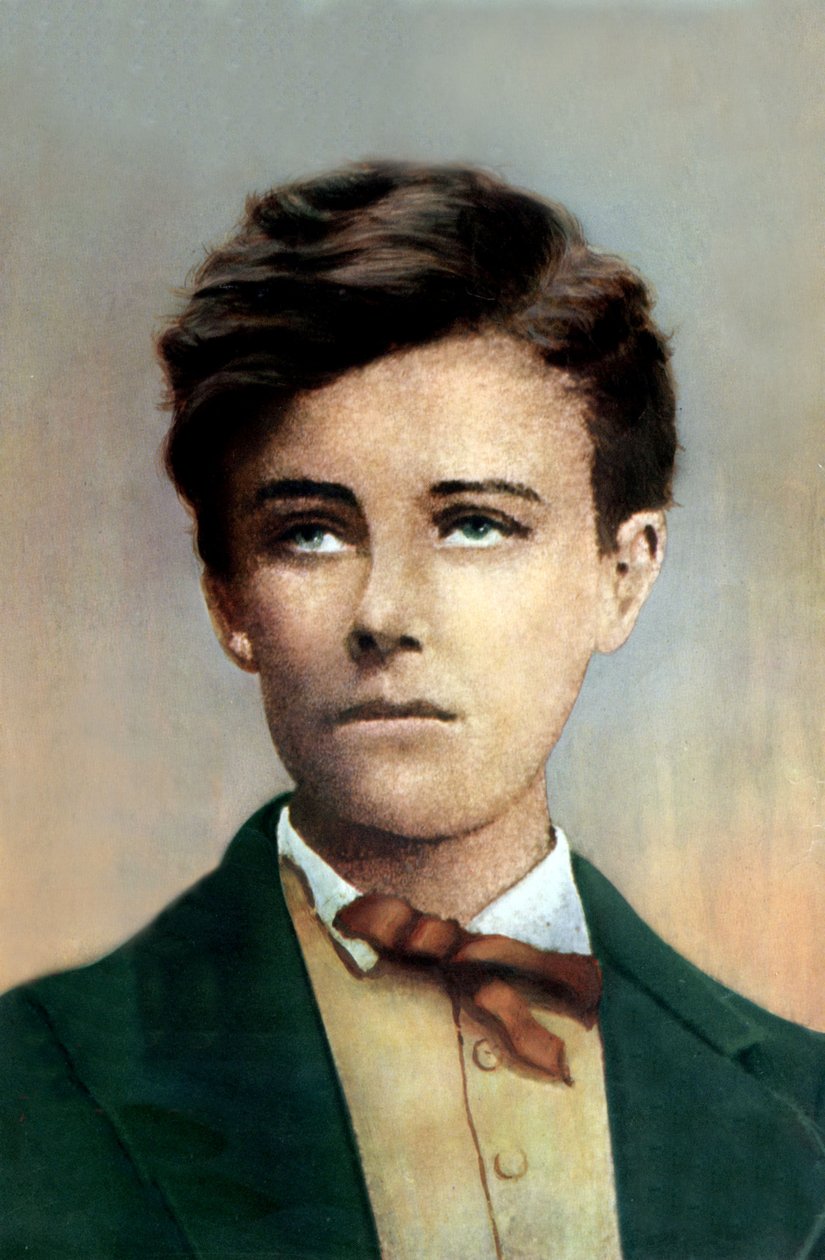 Arthur Rimbaud (1854-1891), poeta francese da Etienne Carjat