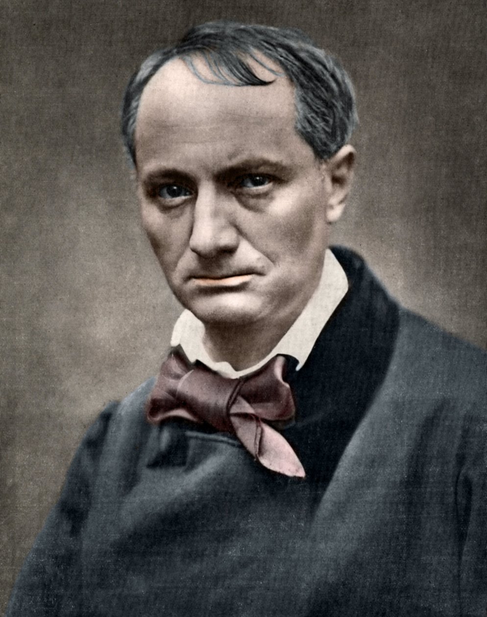 Charles Baudelaire (1821-1867), scrittore francese da Etienne Carjat
