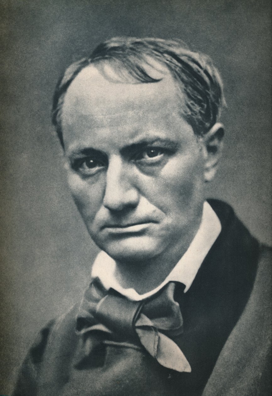 Charles Baudelaire, 1863, 1939 da Etienne Carjat