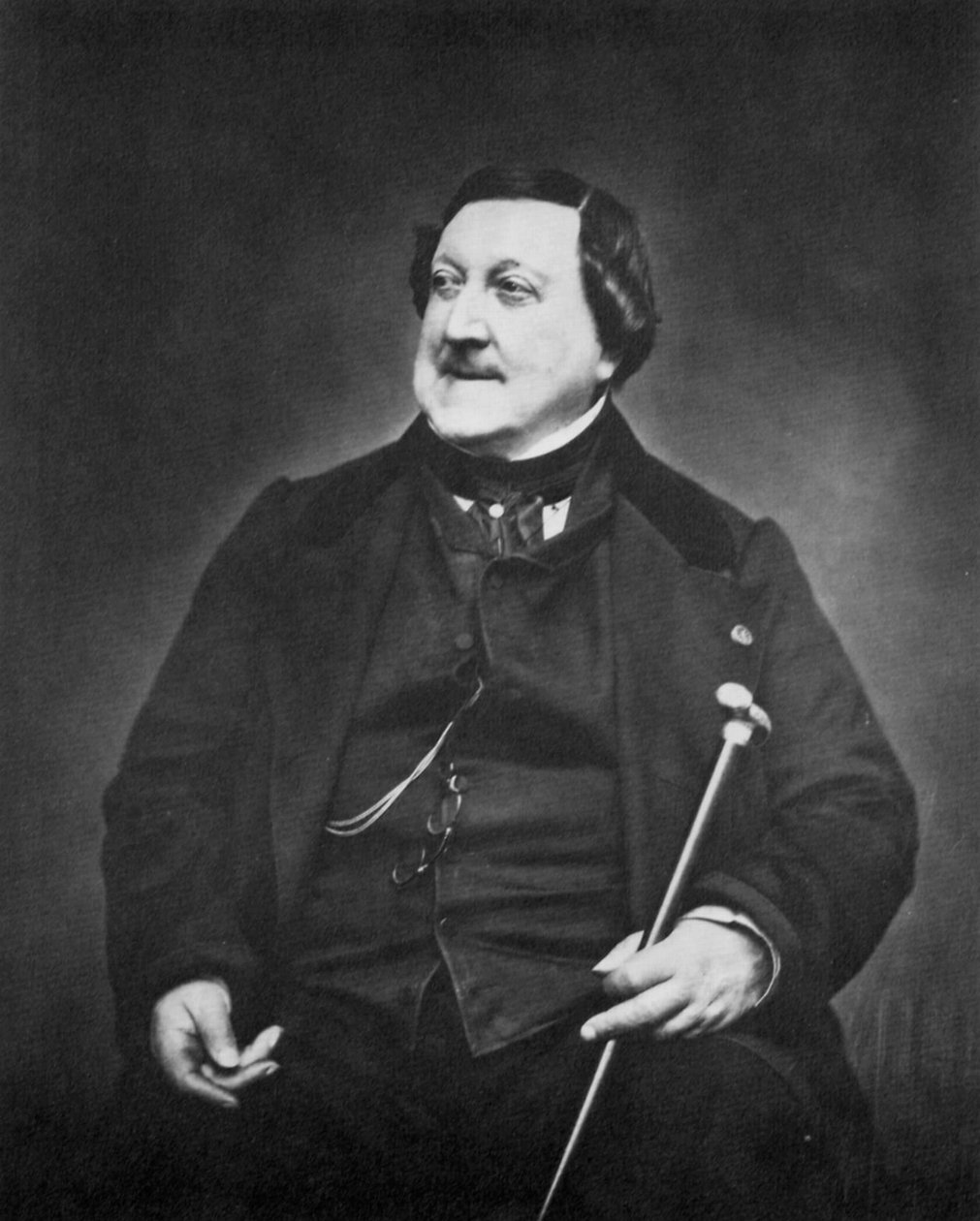 Gioachino Rossini, compositore italiano, c1865 da Etienne Carjat