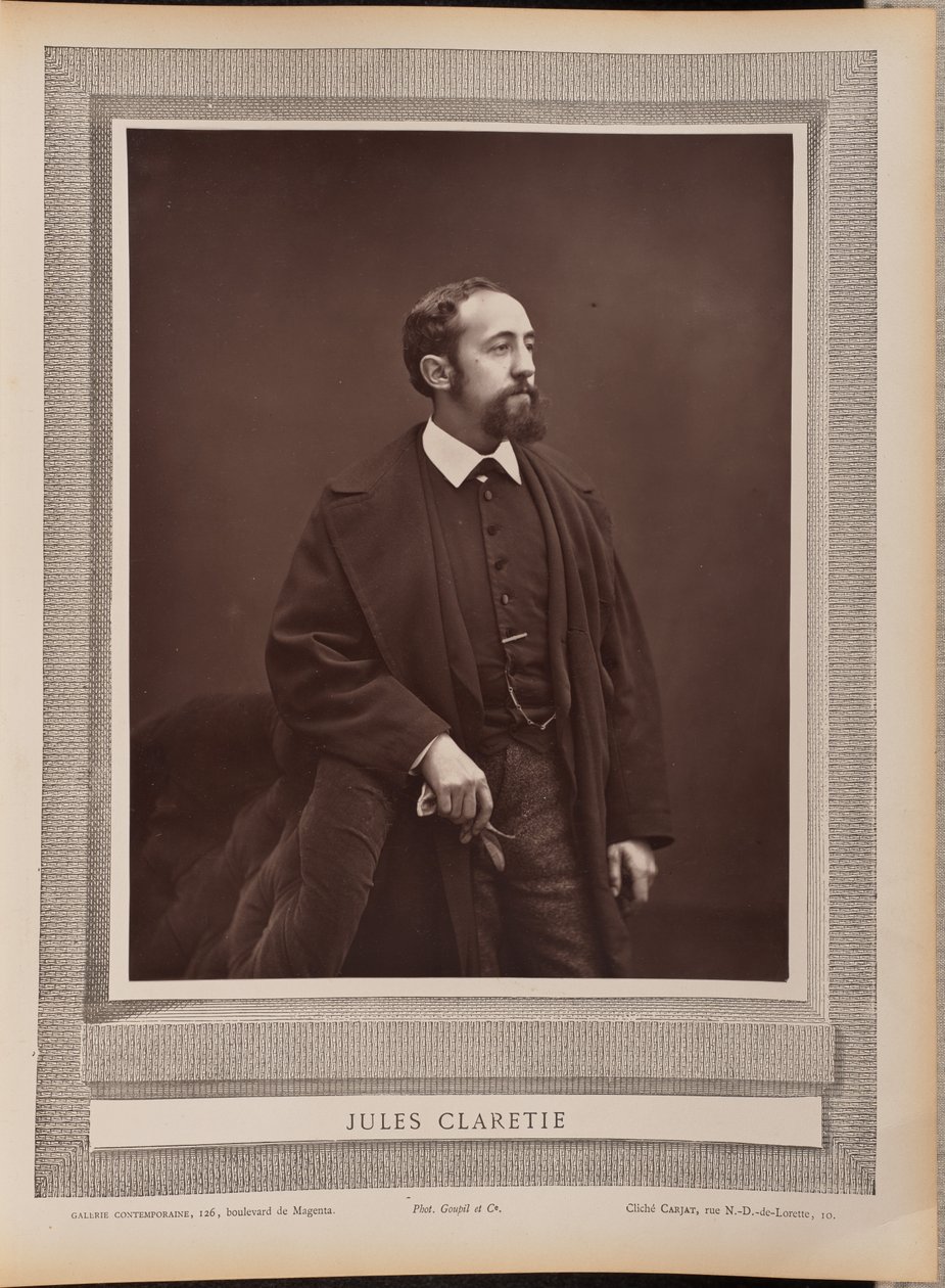 Jules Claretie da Etienne Carjat