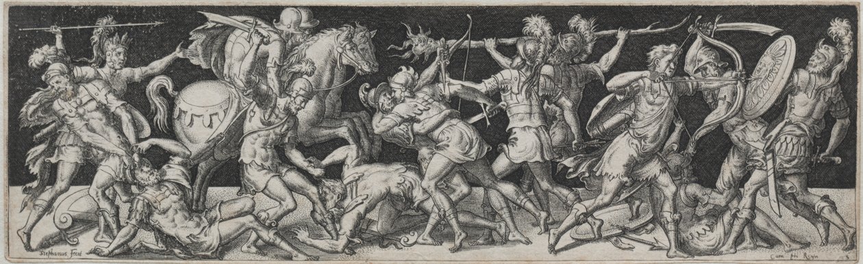 Combattimenti e trionfi No. 10 da Etienne Delaune