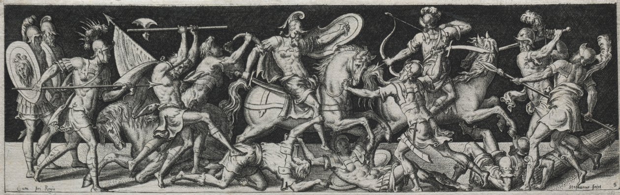 Combattimenti e trionfi, probabilmente 1560s da Etienne Delaune