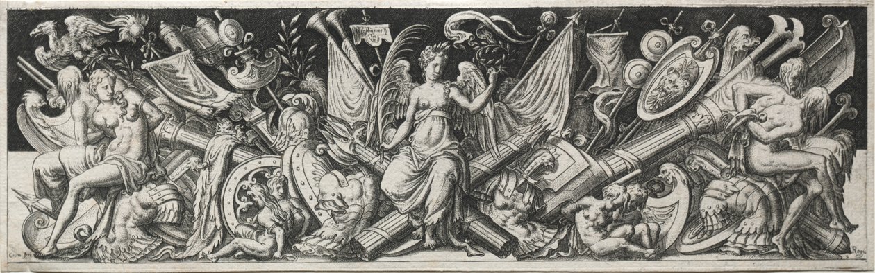Combattimenti e trionfi, probabilmente 1560 da Etienne Delaune
