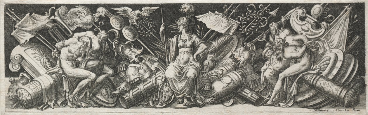 Combattimenti e trionfi, probabilmente anni 1560 da Etienne Delaune