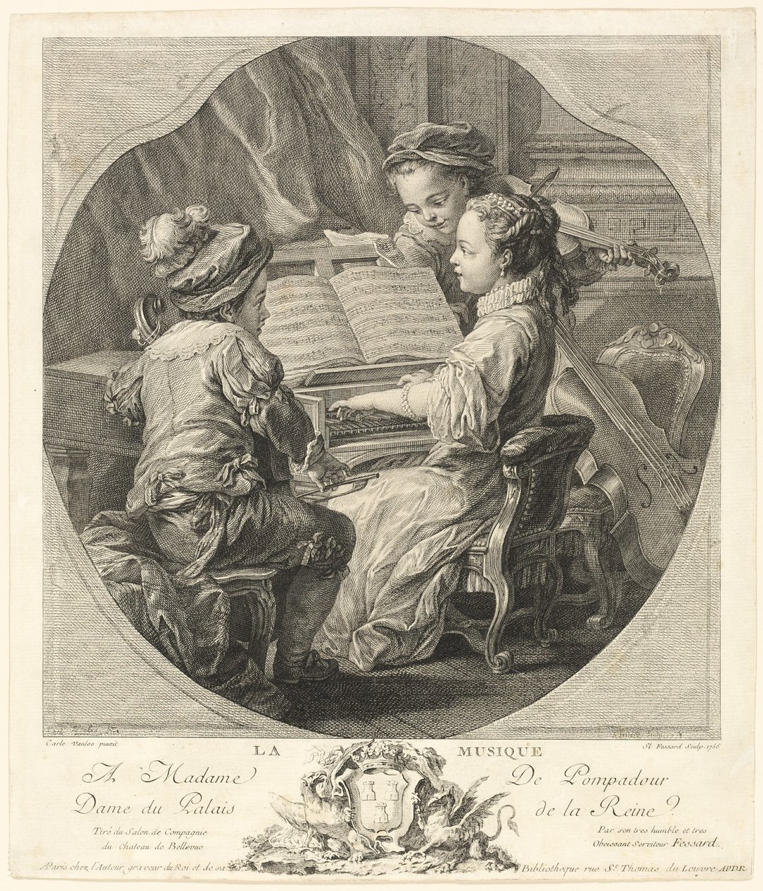 Allegoria della Musica da Etienne Fessard