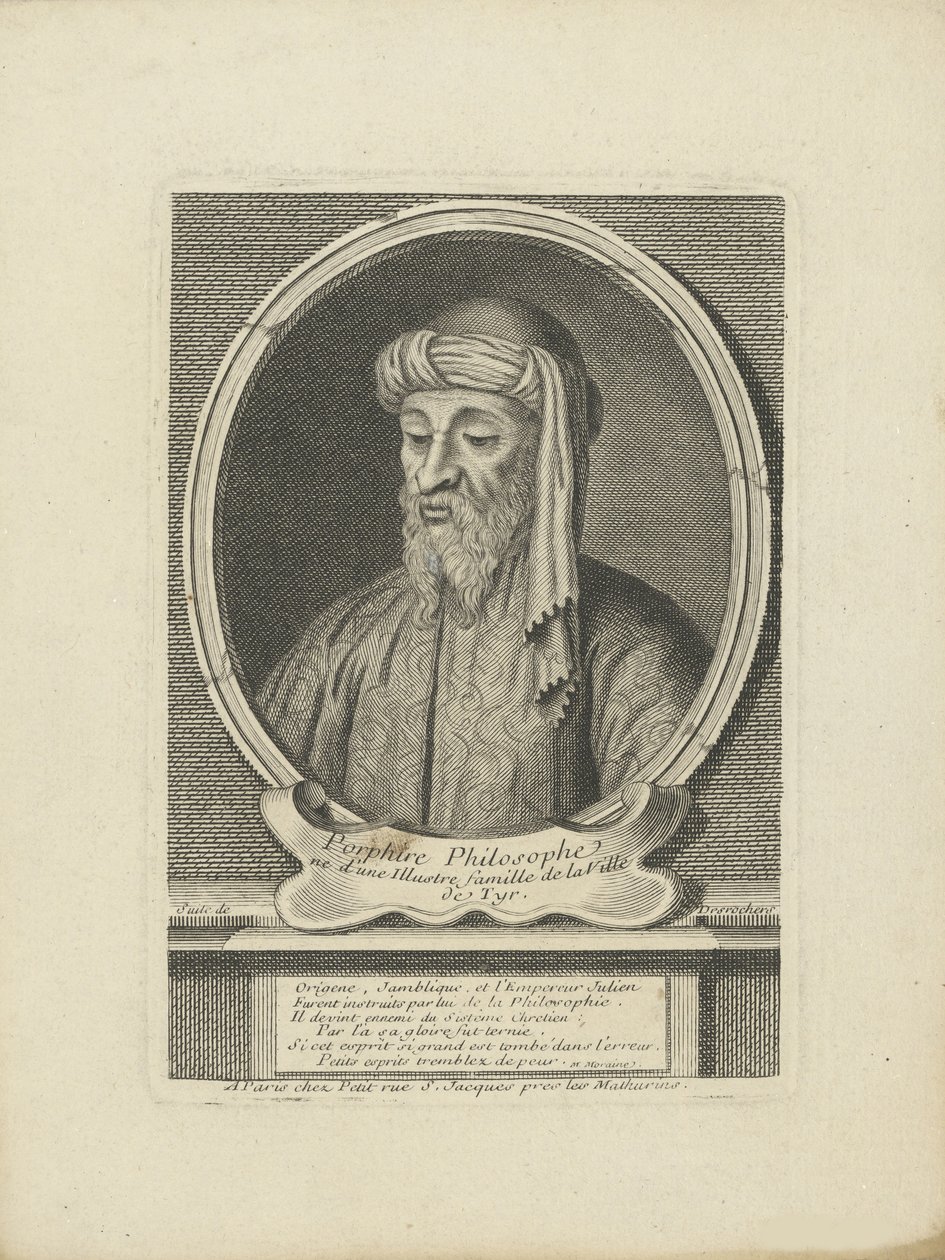 Porfirio di Tiro, circa 1700 da Etienne Jehandier Desrochers