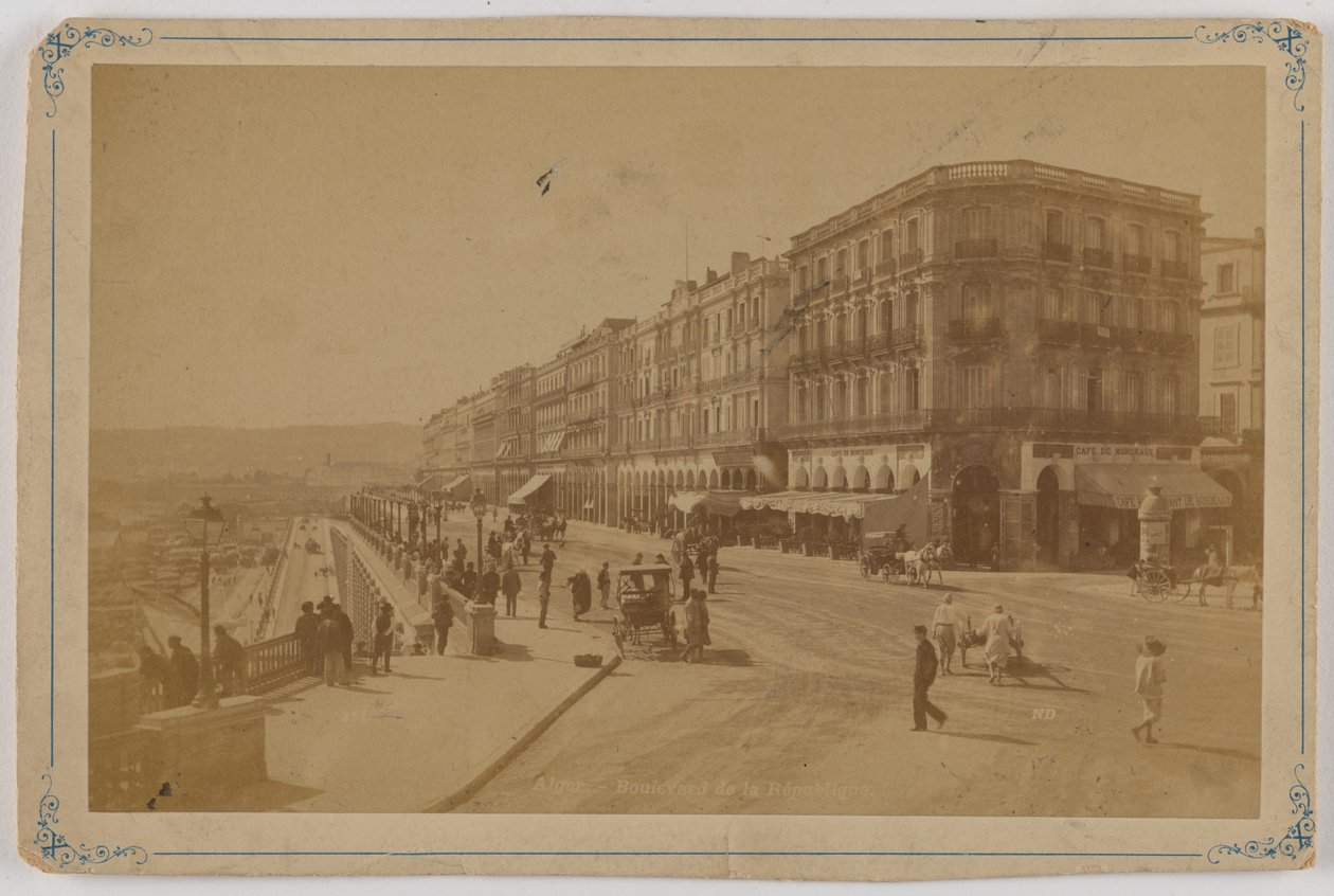 Algeri - Boulevard de la Republique da Etienne Neurdein