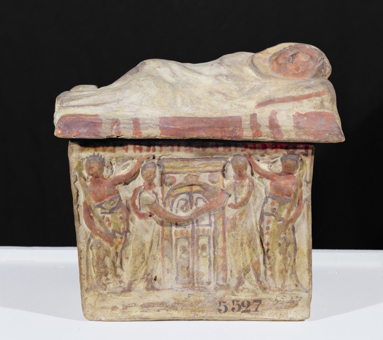 Urna cineraria etrusca, inizio I secolo a.C. da Etruscan