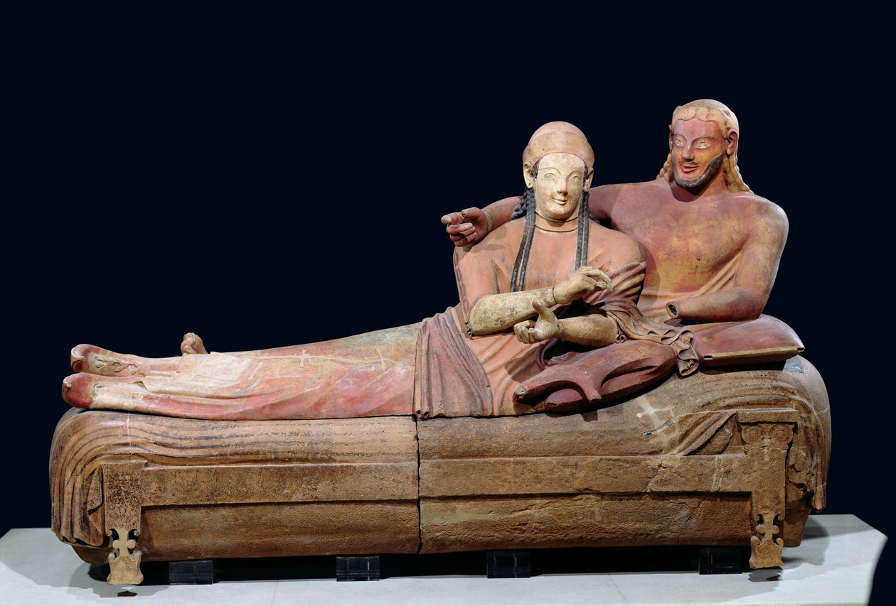 Sarcofago degli sposi, 525-500 a.C. da Etruscan