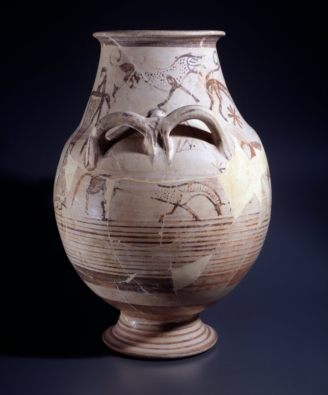 Cratere in terracotta, 680-660 a.C. da Etruscan