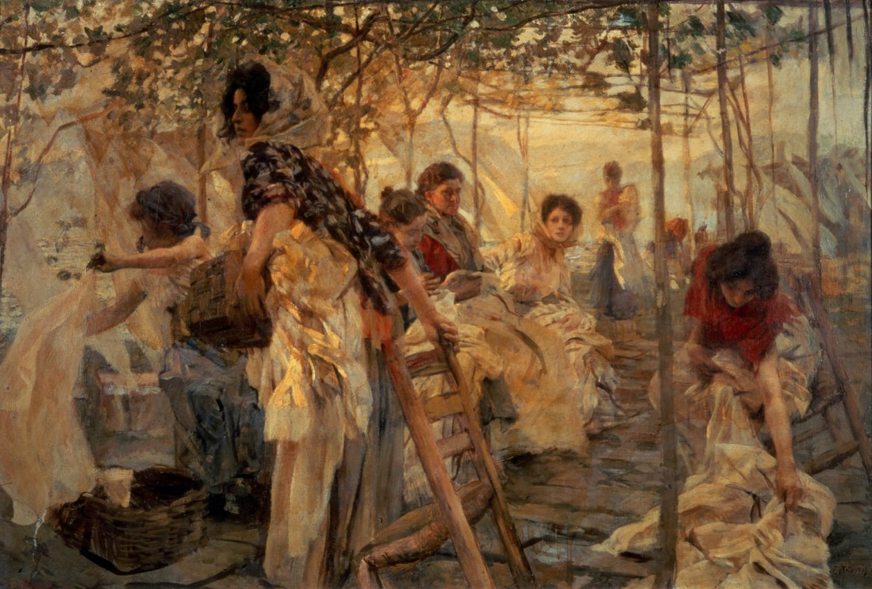 Lavandaie da Ettore Tito