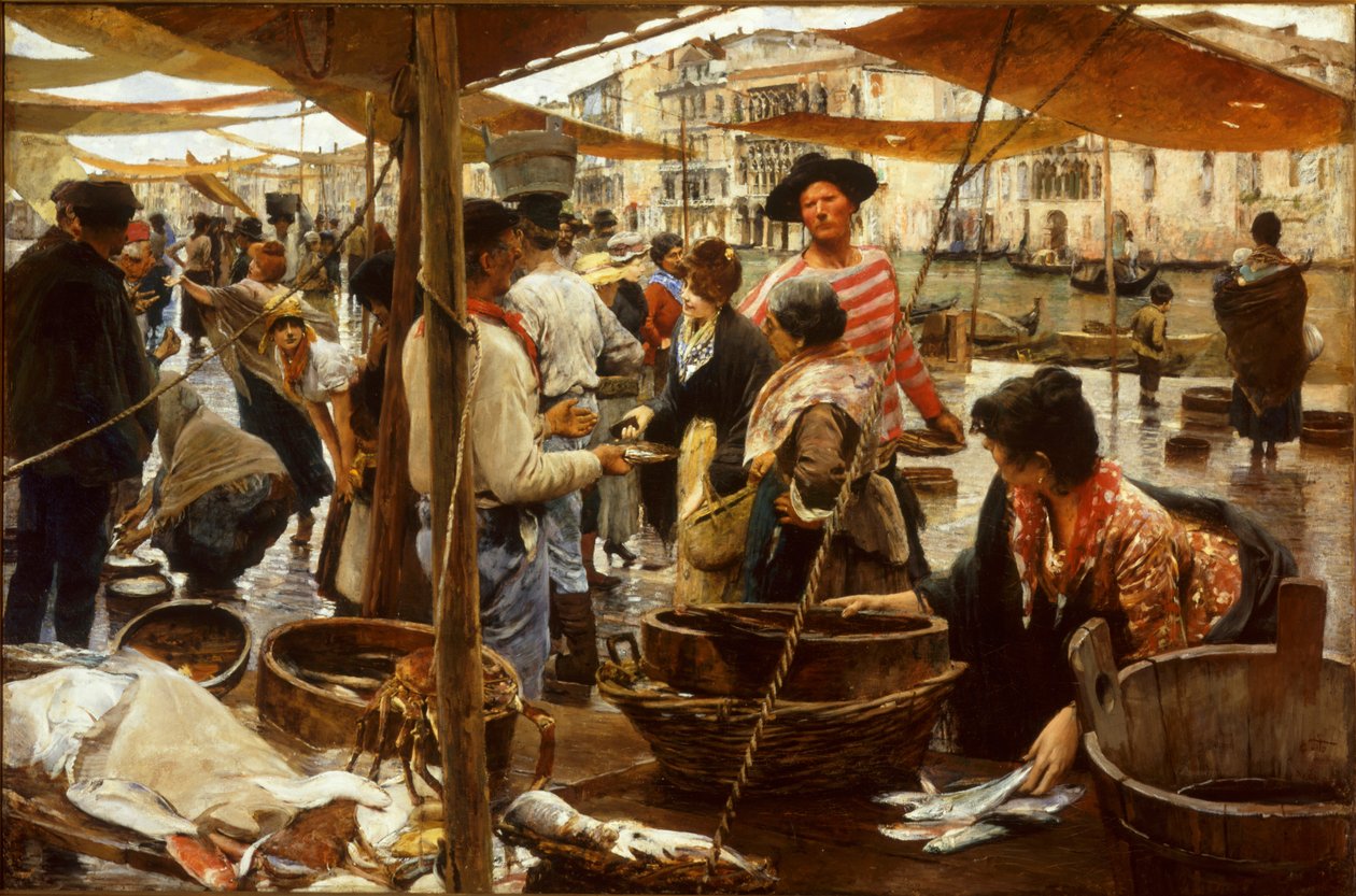 Vecchio mercato del pesce da Ettore Tito