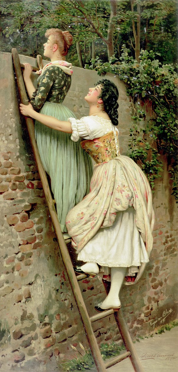 Curiosità, dal Pears Annual, Natale, 1892 da Eugen von Blaas