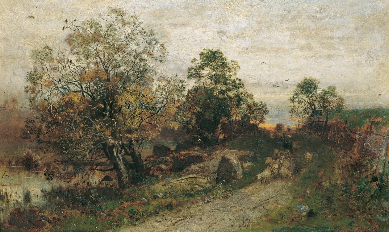 Sorgere della luna da Eugen Jettel