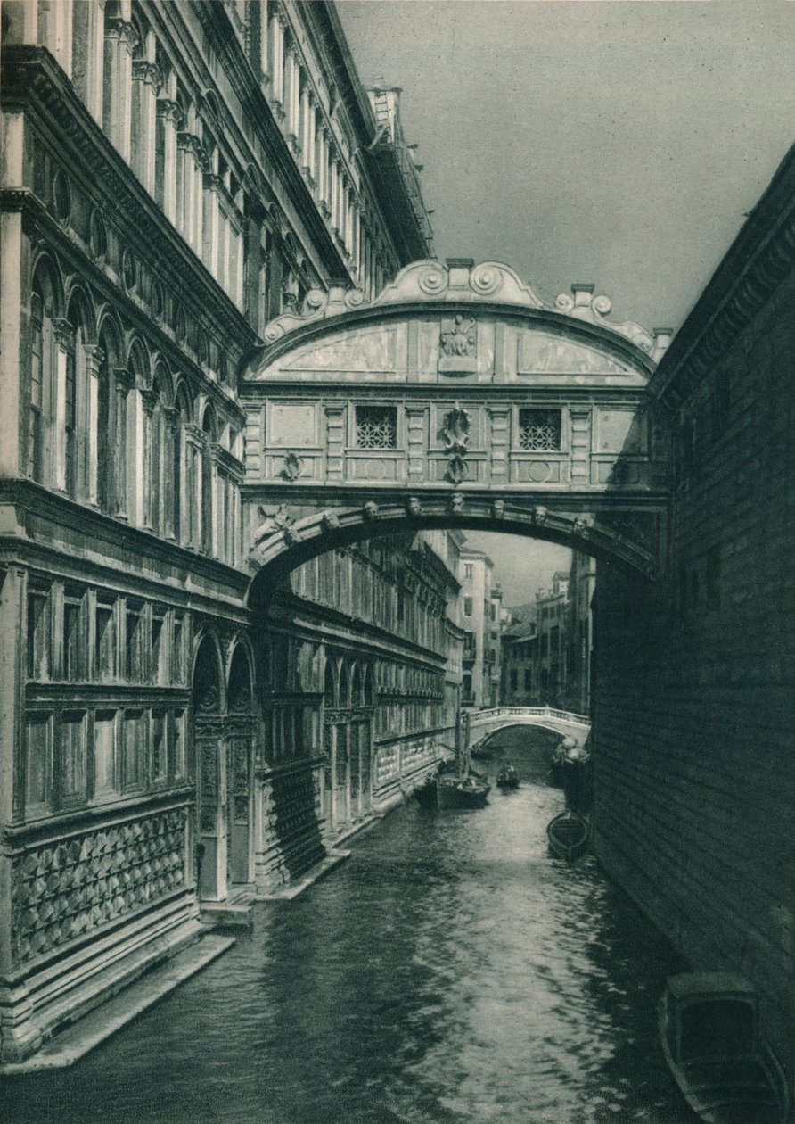 Ponte dei Sospiri, Venezia, Italia, 1927 da Eugen Poppel