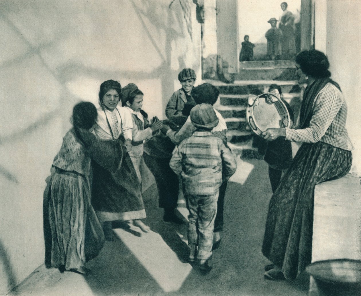 Tarantella, Capri, Italia, 1927 da Eugen Poppel
