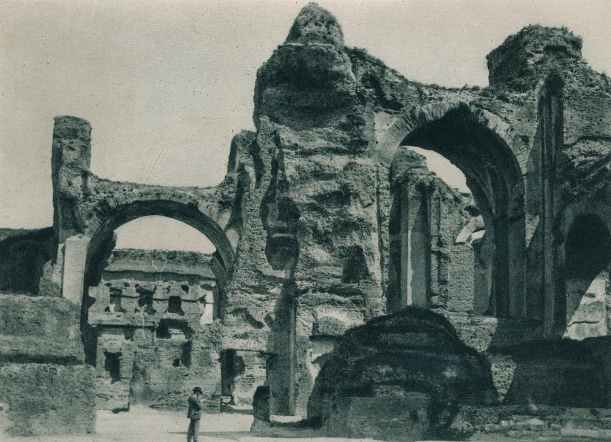 Le Terme di Caracalla, Roma, Italia, 1927 da Eugen Poppel