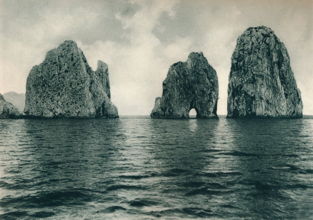 I Faraglioni, Capri, Italia, 1927 da Eugen Poppel