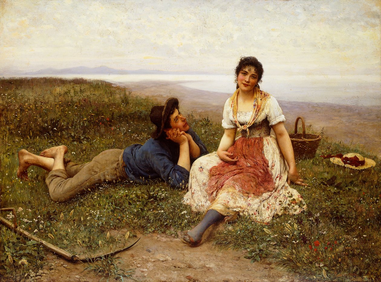 Flirtazione da Eugen von Blaas