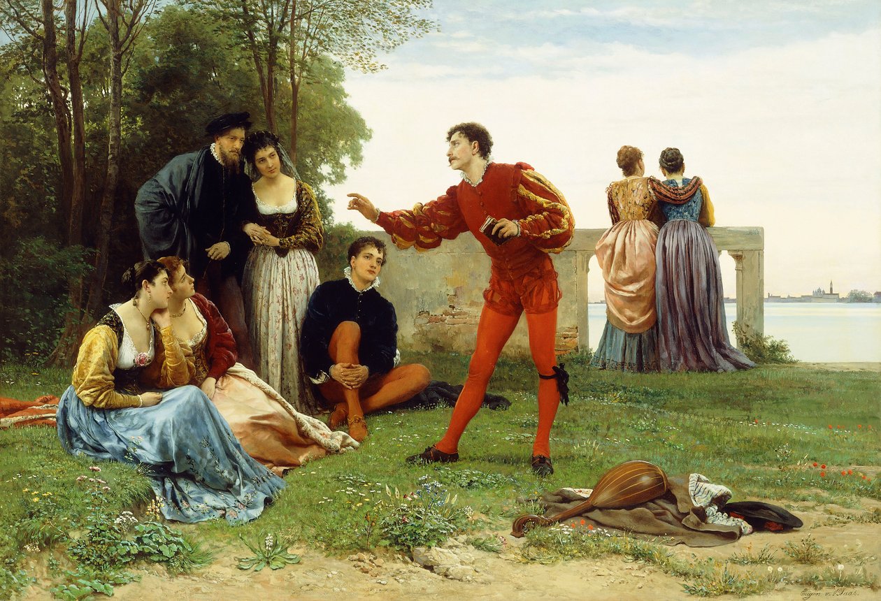 Il recital da Eugen von Blaas