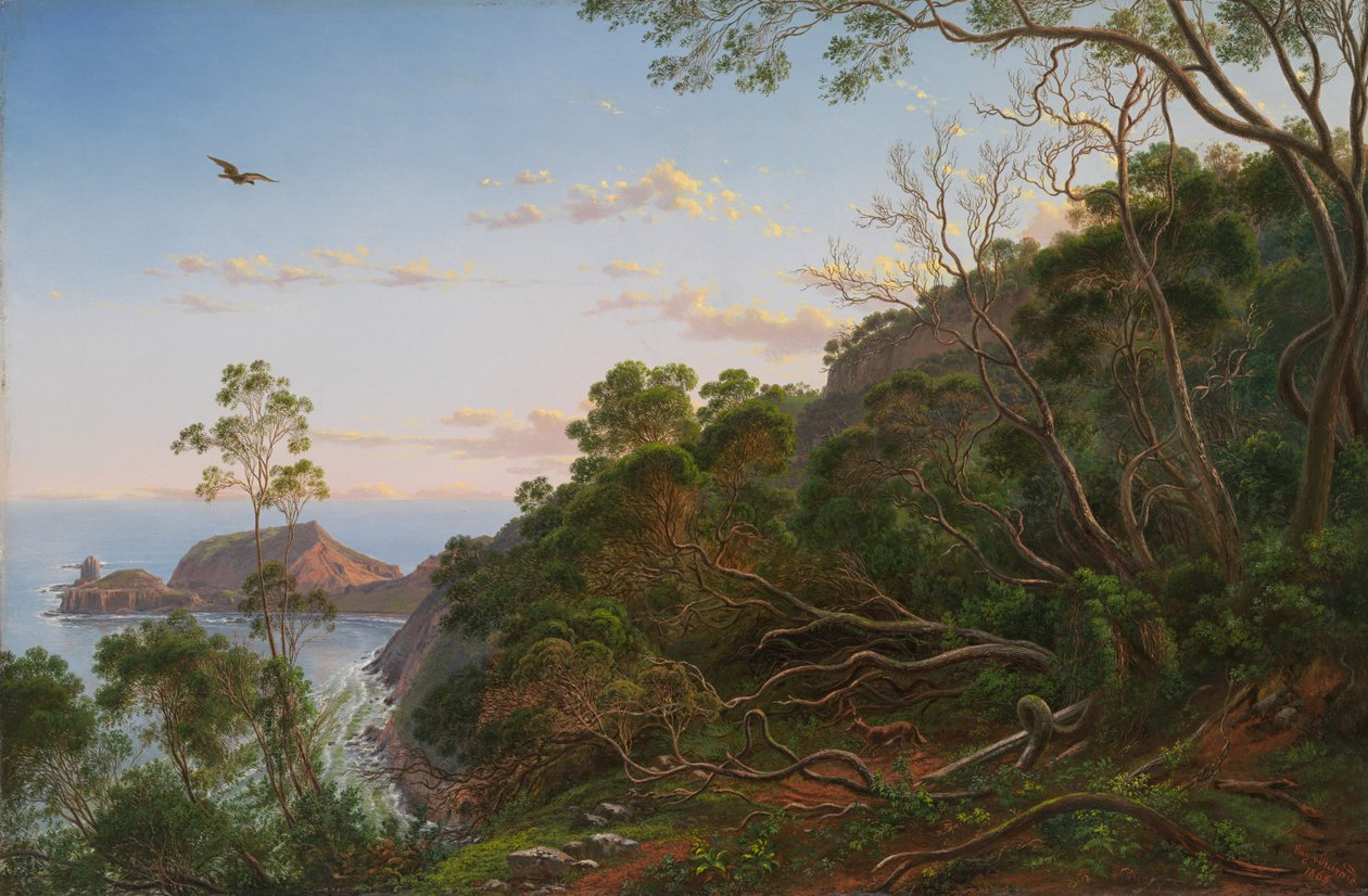 Alberi del tè vicino a Cape Schanck, Victoria da Eugene von Guérard