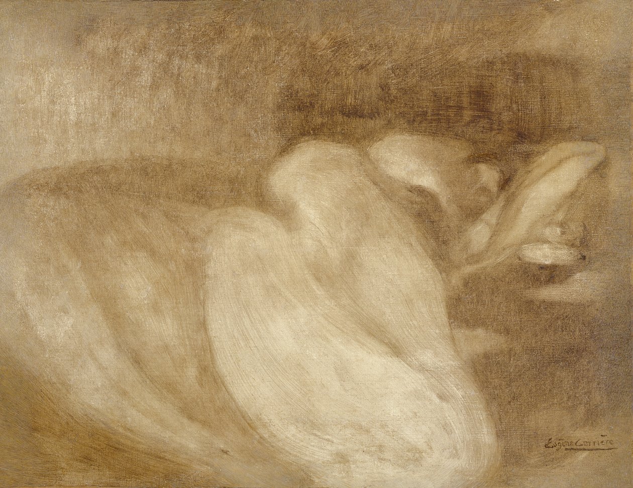 Donna che dorme, 1899 da Eugène Carrière