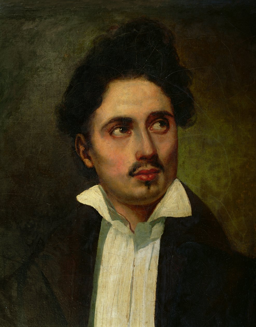 Alexandre Dumas Padre (1803-70) da giovane, c.1825-30 da Ferdinand Victor Eugene Delacroix