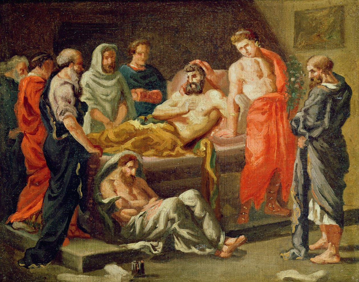 La morte di Marco Aurelio (schizzo), c.1843 da Ferdinand Victor Eugene Delacroix