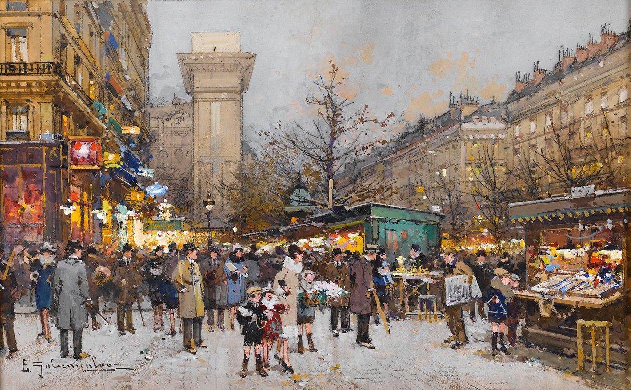 Porte Saint-Denis da Eugene Galien Laloue