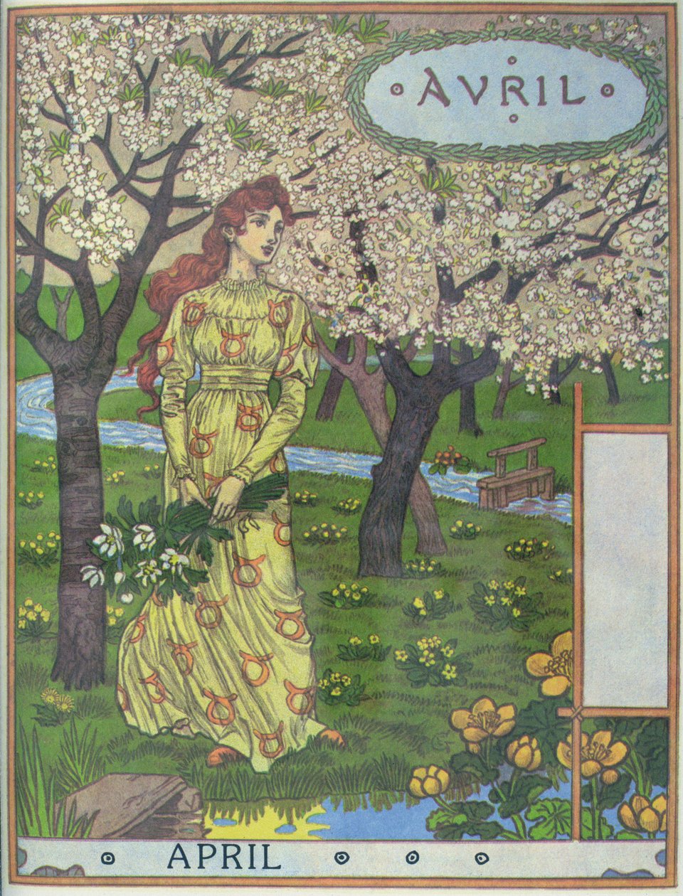 Aprile da Eugene Grasset