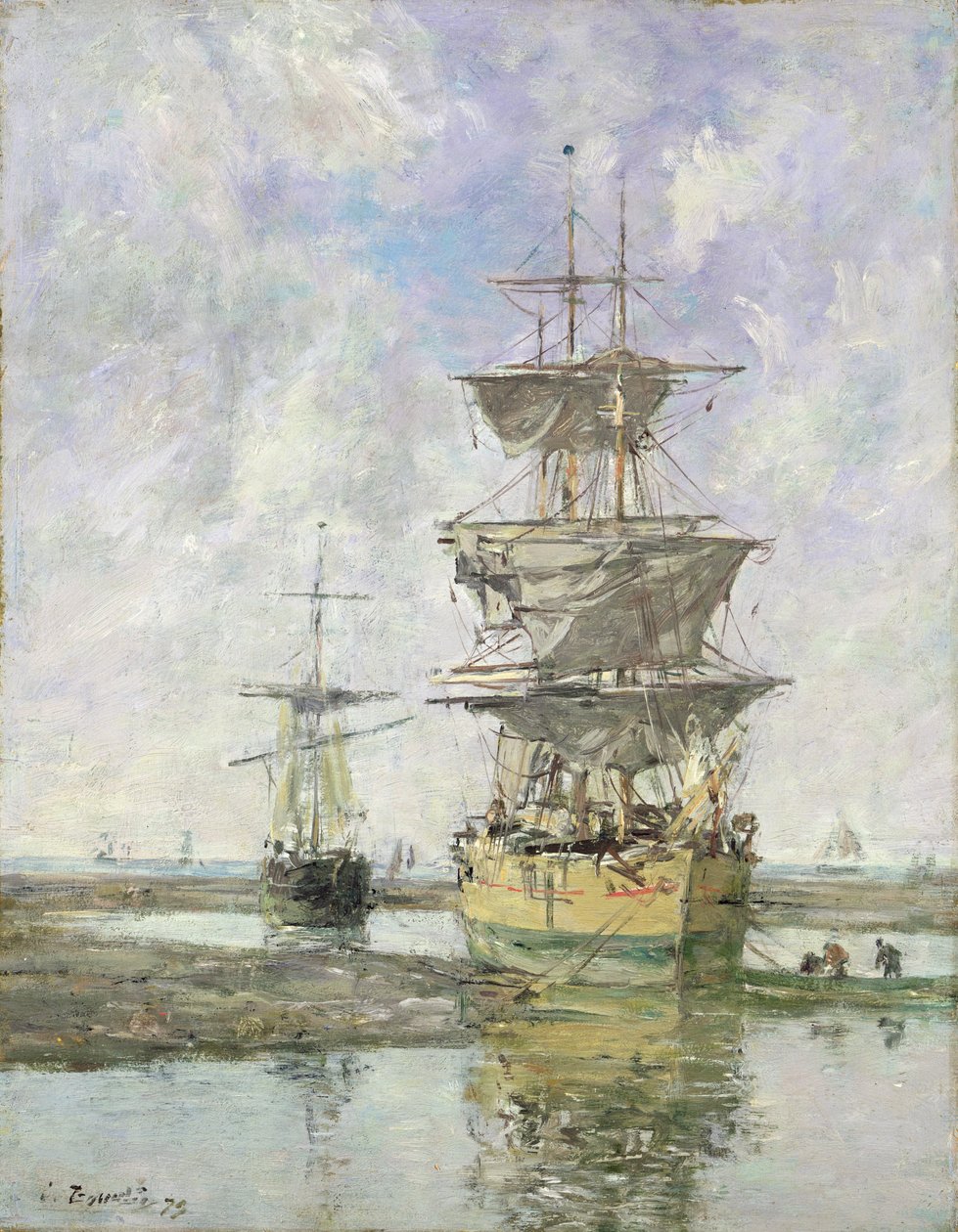 La grande nave, 1879 da Eugene Louis Boudin