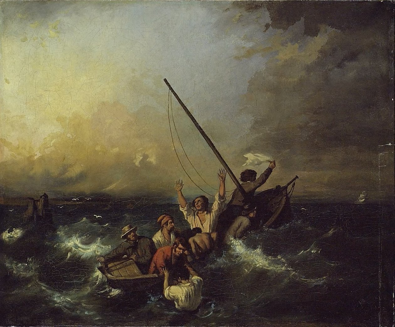 Naufragio da Eugene (after) Isabey