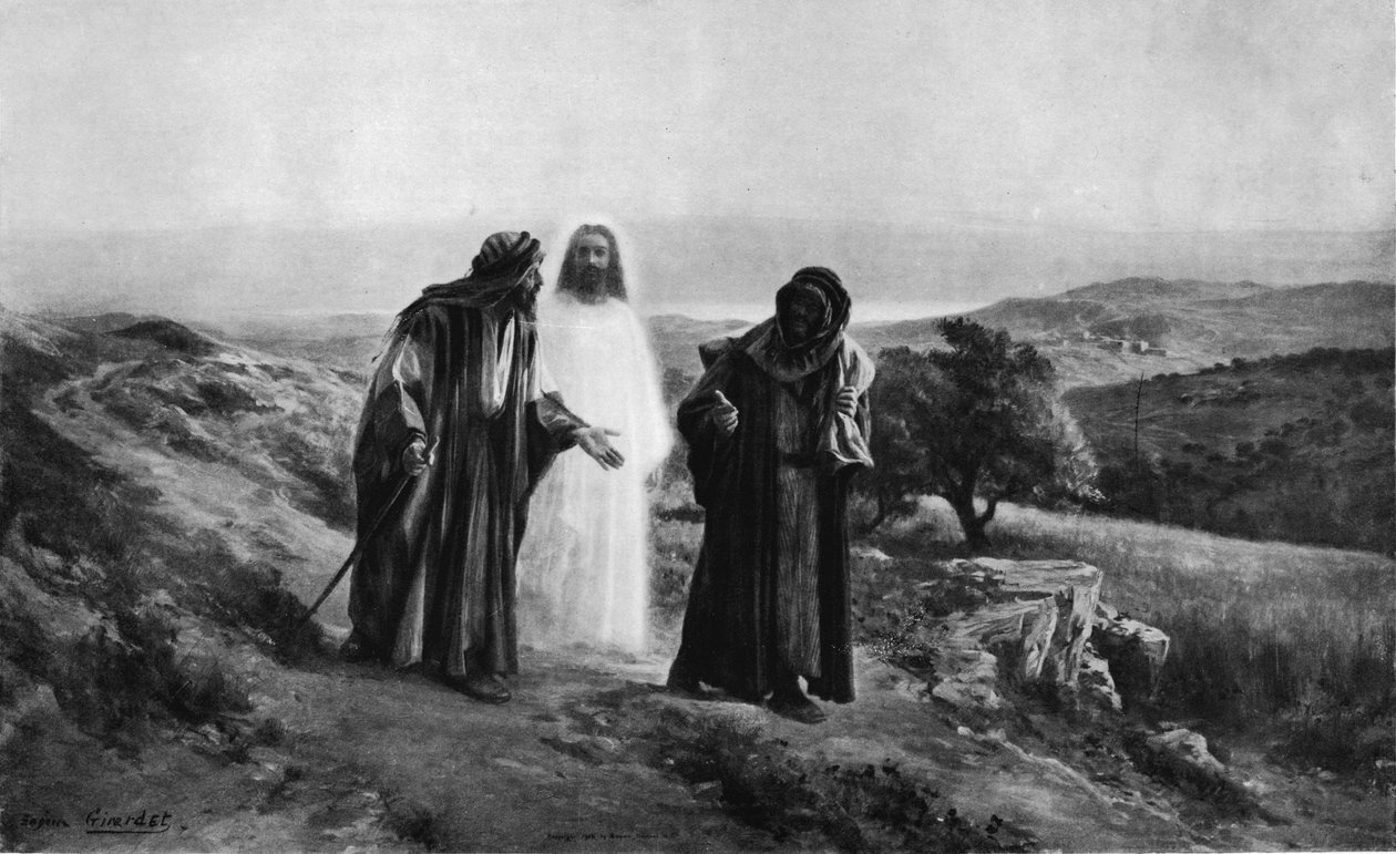 Discepoli a Emmaus, c1905, 1912 da Eugene Alexis Girardet