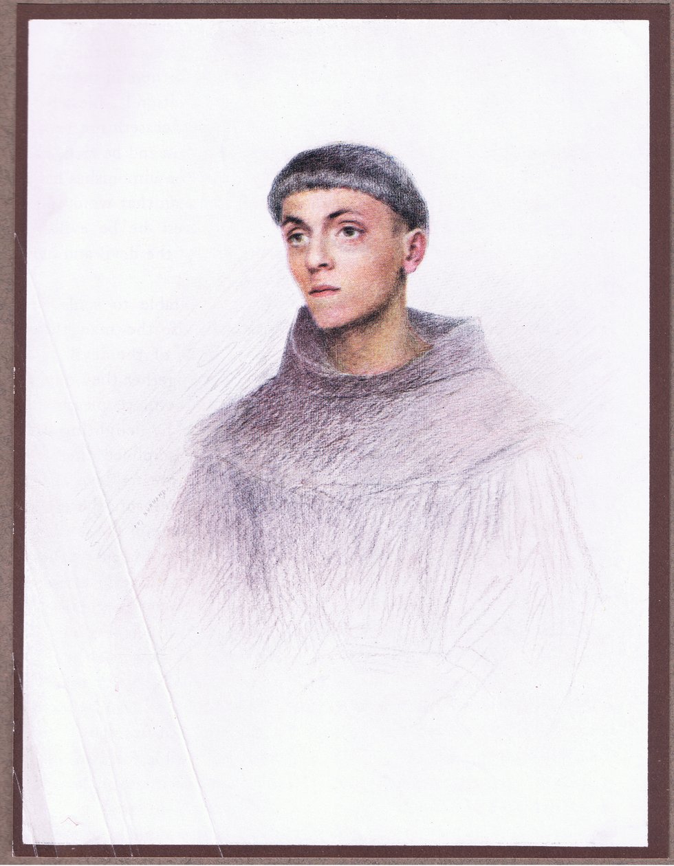Un giovane frate da Eugene Burnand