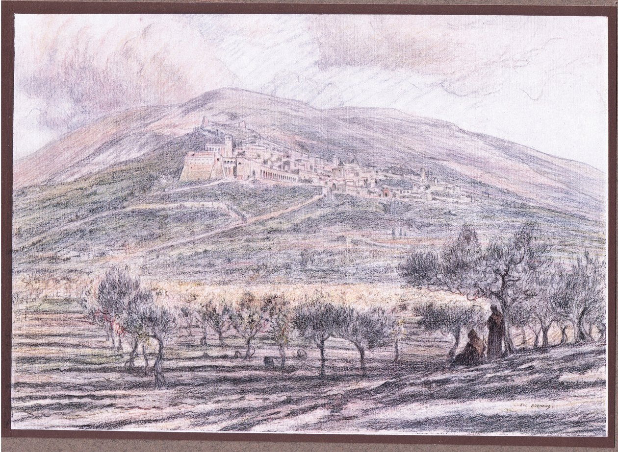 Assisi da Eugene Burnand