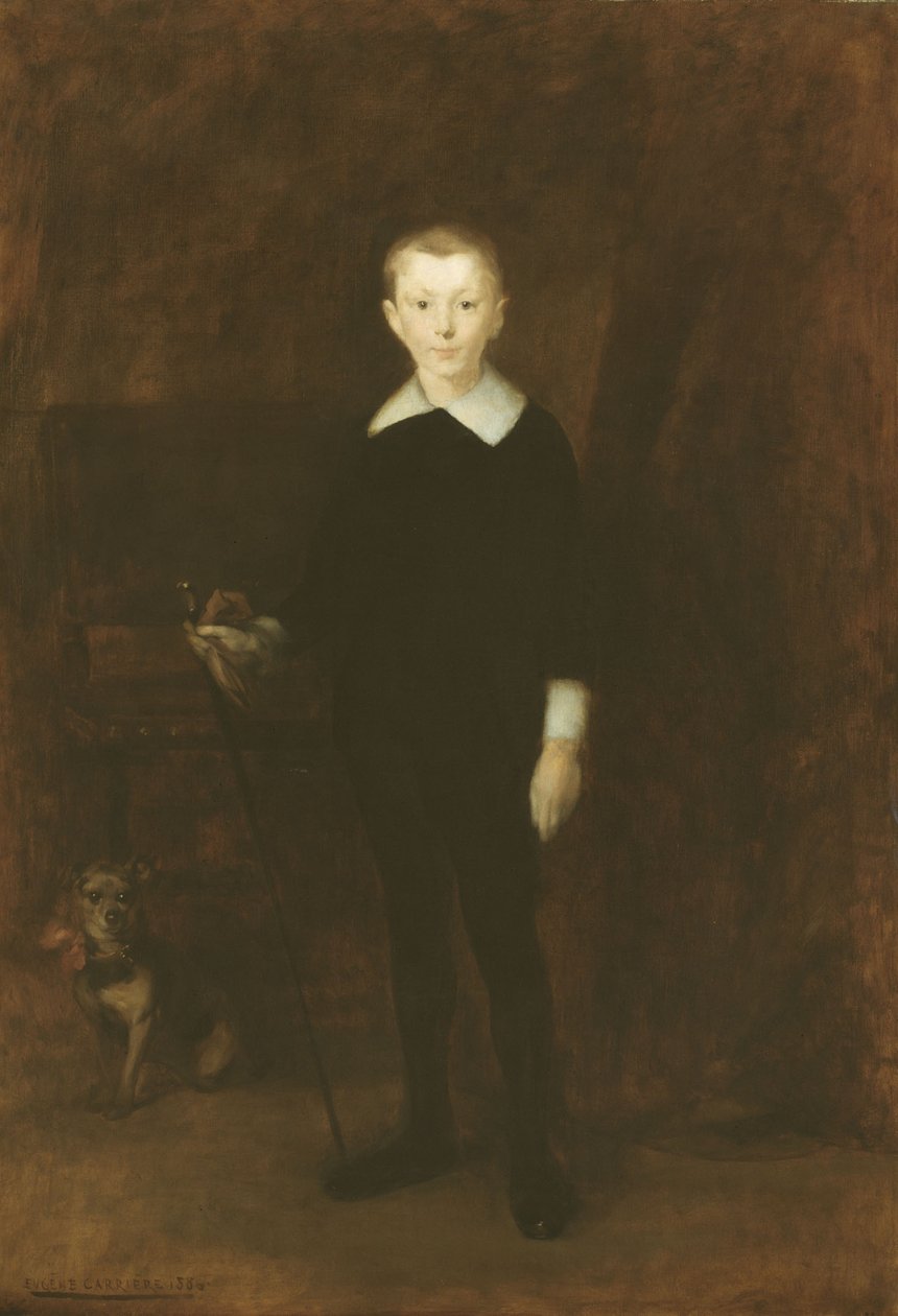 Ritratto di un ragazzo da Eugène Carrière