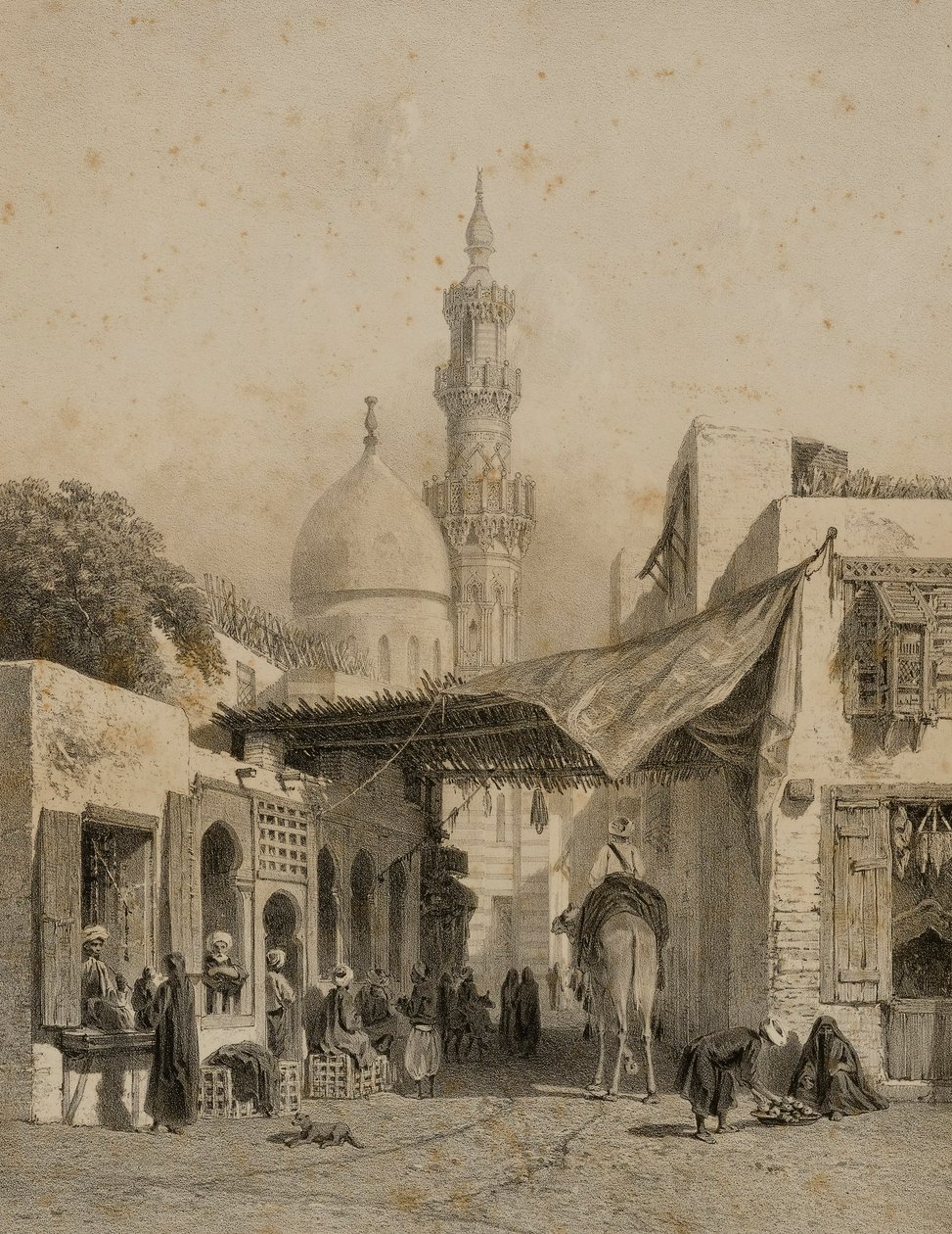 Moschea di Aboulala a Boulaq da Eugene Ciceri