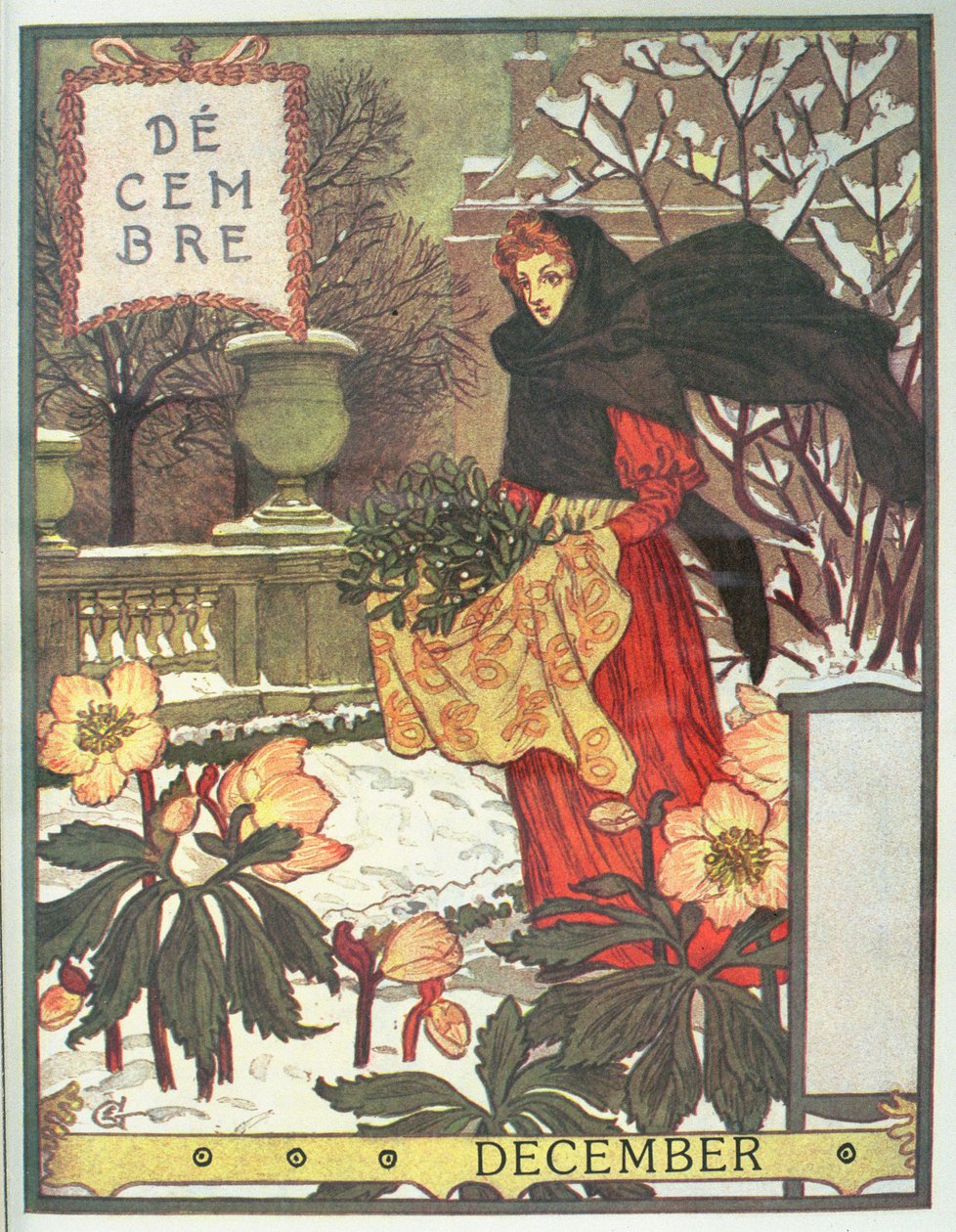 Dicembre da Eugene Grasset