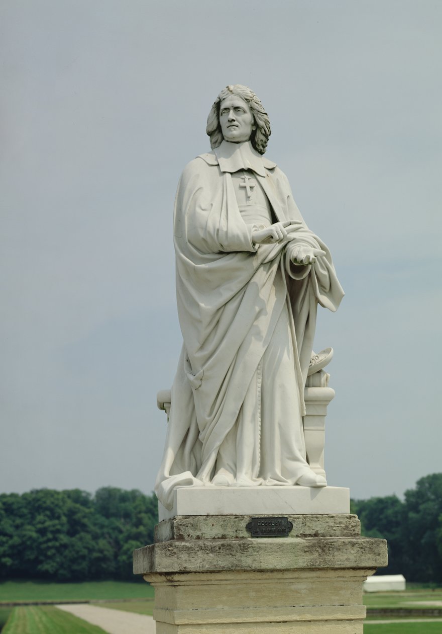 Statua di Jacques Benigne Bossuet (1627-1704) da Eugene Guillaume