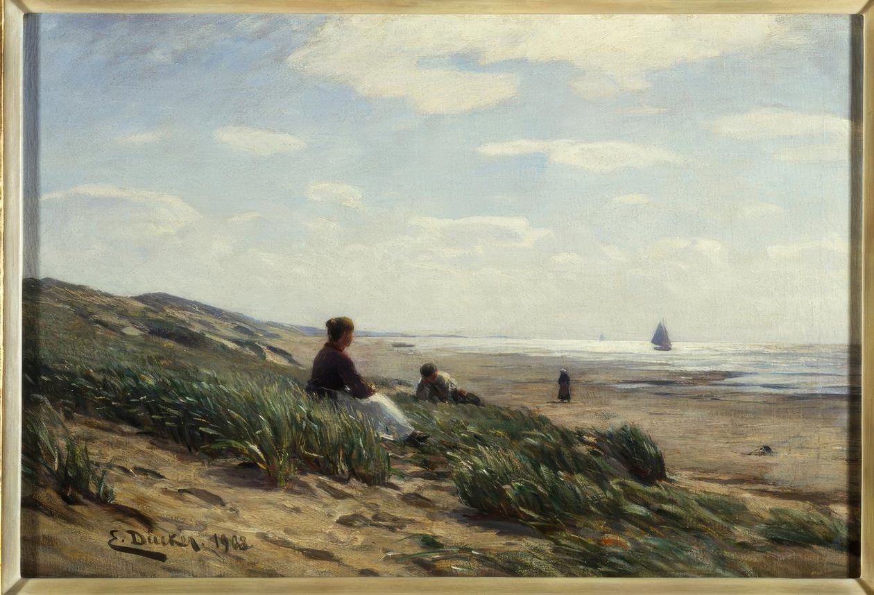 Sulla duna da Eugene Gustav Dücker