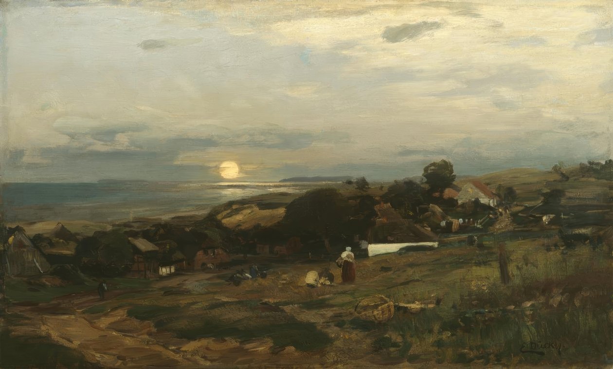 Tramonto da Eugene Gustav Dücker
