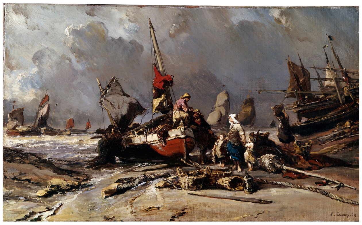 Dopo la tempesta, 1869 da Eugene Isabey
