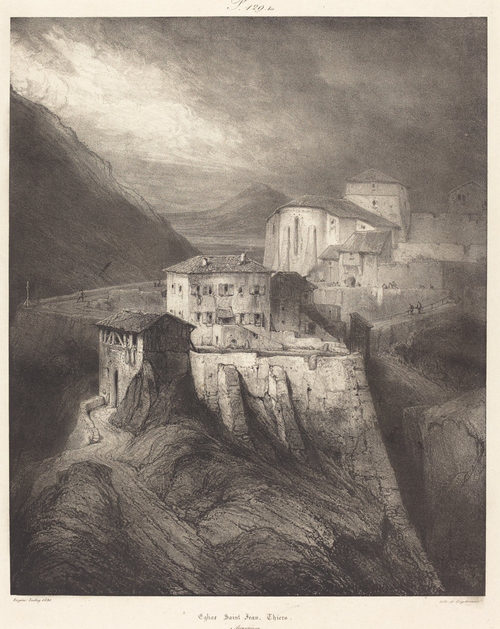 Chiesa di San Giovanni, Thiers da Eugene Isabey
