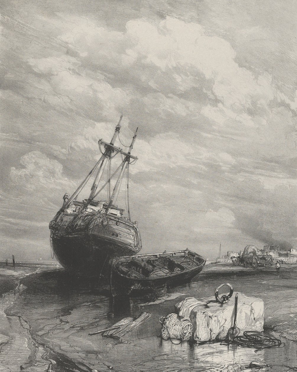 Bassa marea da Eugene Isabey