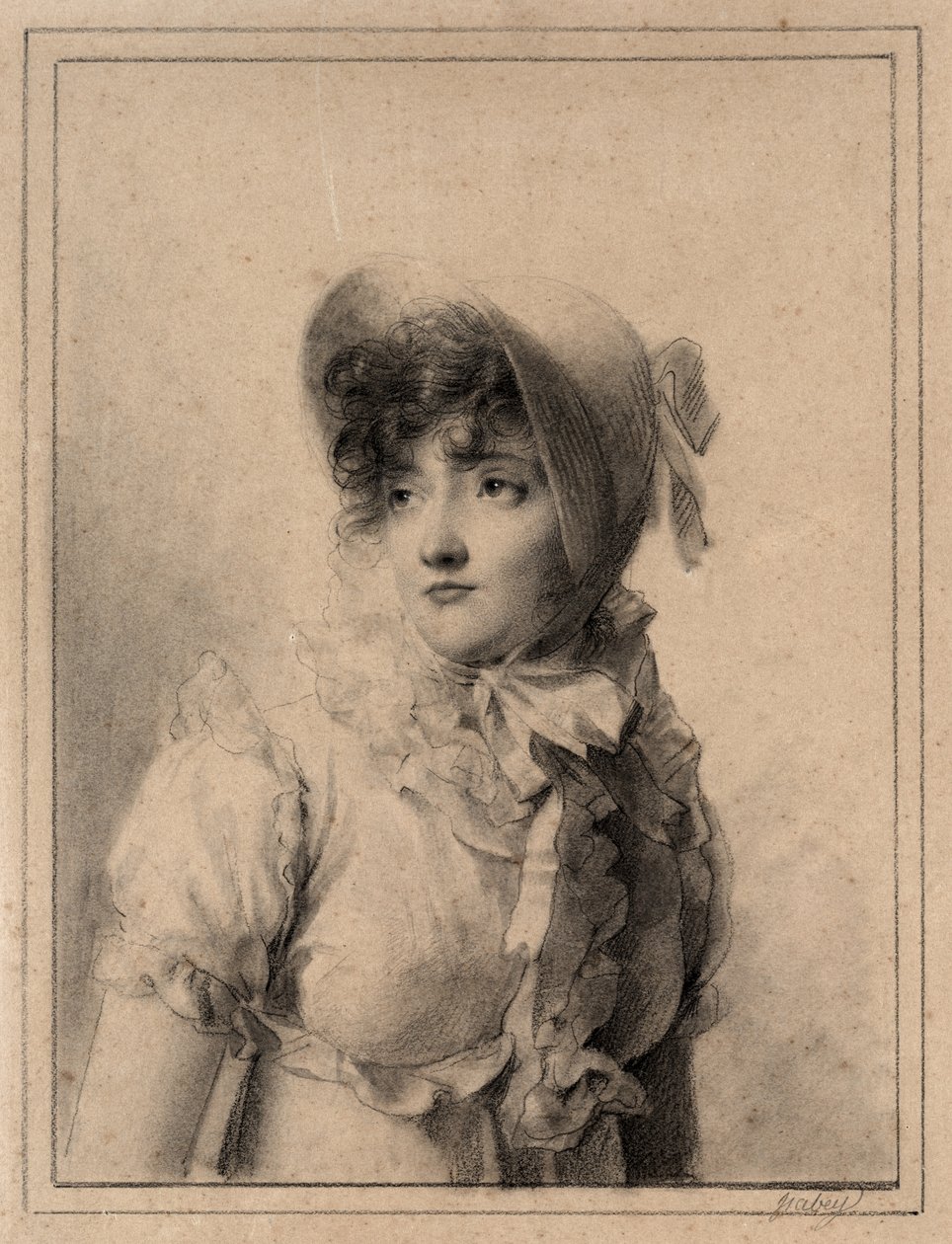 Ritratto della Contessa Starjinska da Eugene Isabey