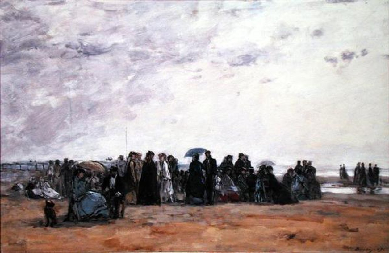 Un luogo di villeggiatura sul mare da Eugene Louis Boudin